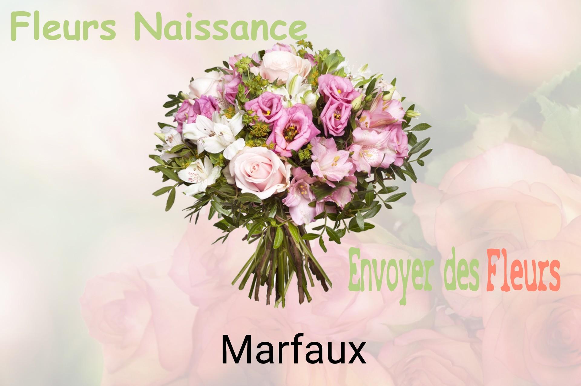 Bouquet de fleurs de naissance livré à Marfaux